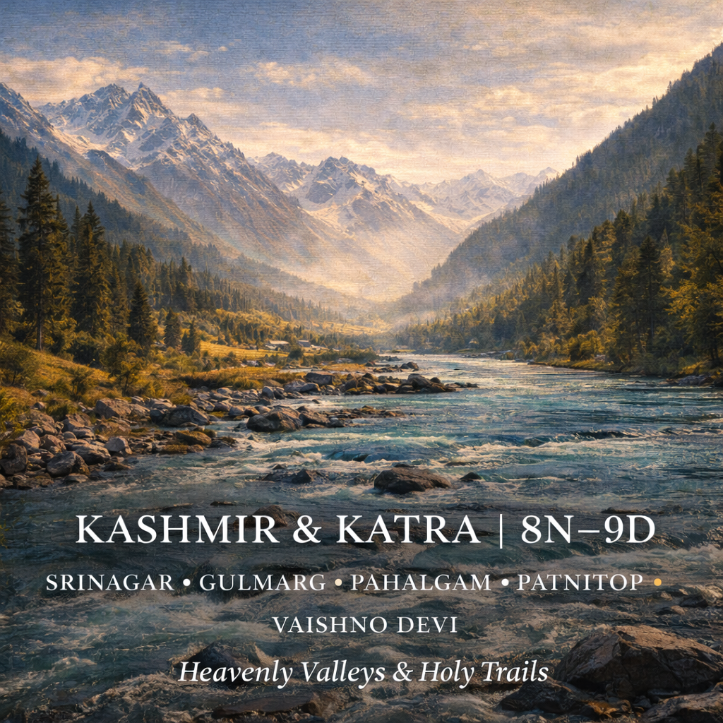 Srinagar ✦ Gulmarg ✦ Pahalgam ✦ Patnitop ✦ Vaishno Devi Heavenly Vall…