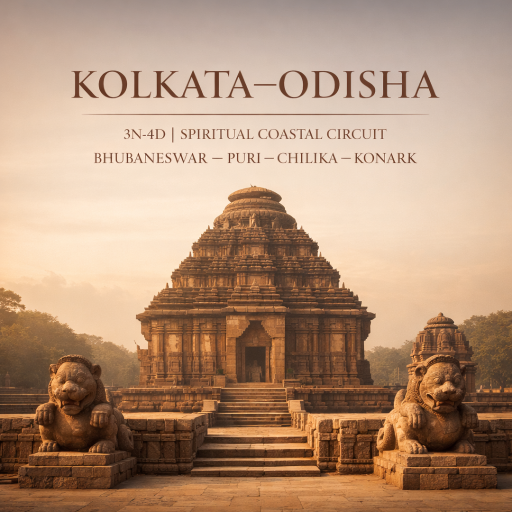 Spiritual Coastal Circuit · Bhubaneswar – Puri – Chilika – Konark