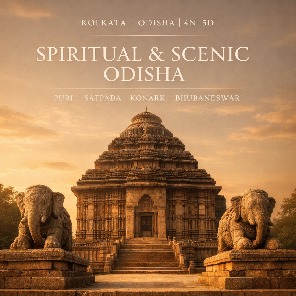 Spiritual & Scenic Odisha · Puri – Satpada – Konark – Bhubaneswar