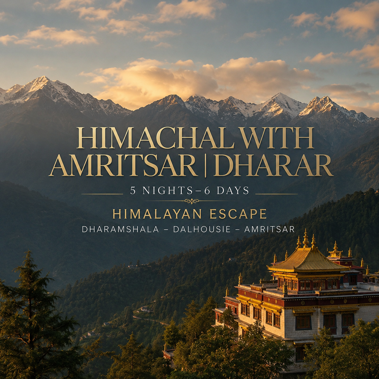 Himalayan Escape · Dharamshala – Dalhousie – Amritsar