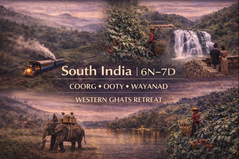 Coorg ✦ Ooty ✦ Wayanad Western Ghats Retreat