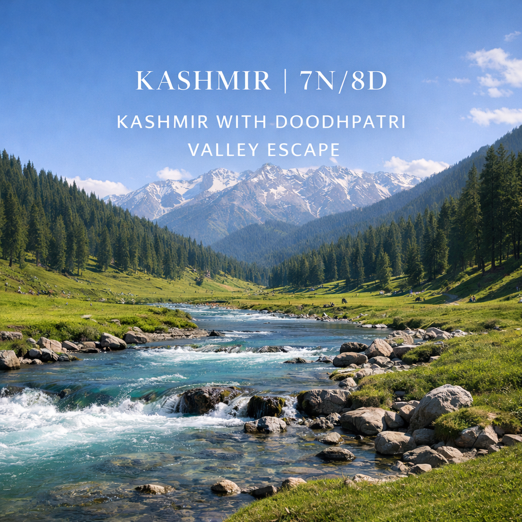 Heavenly Kashmir Retreat · Srinagar – Gulmarg – Sonmarg – Pahalgam –…