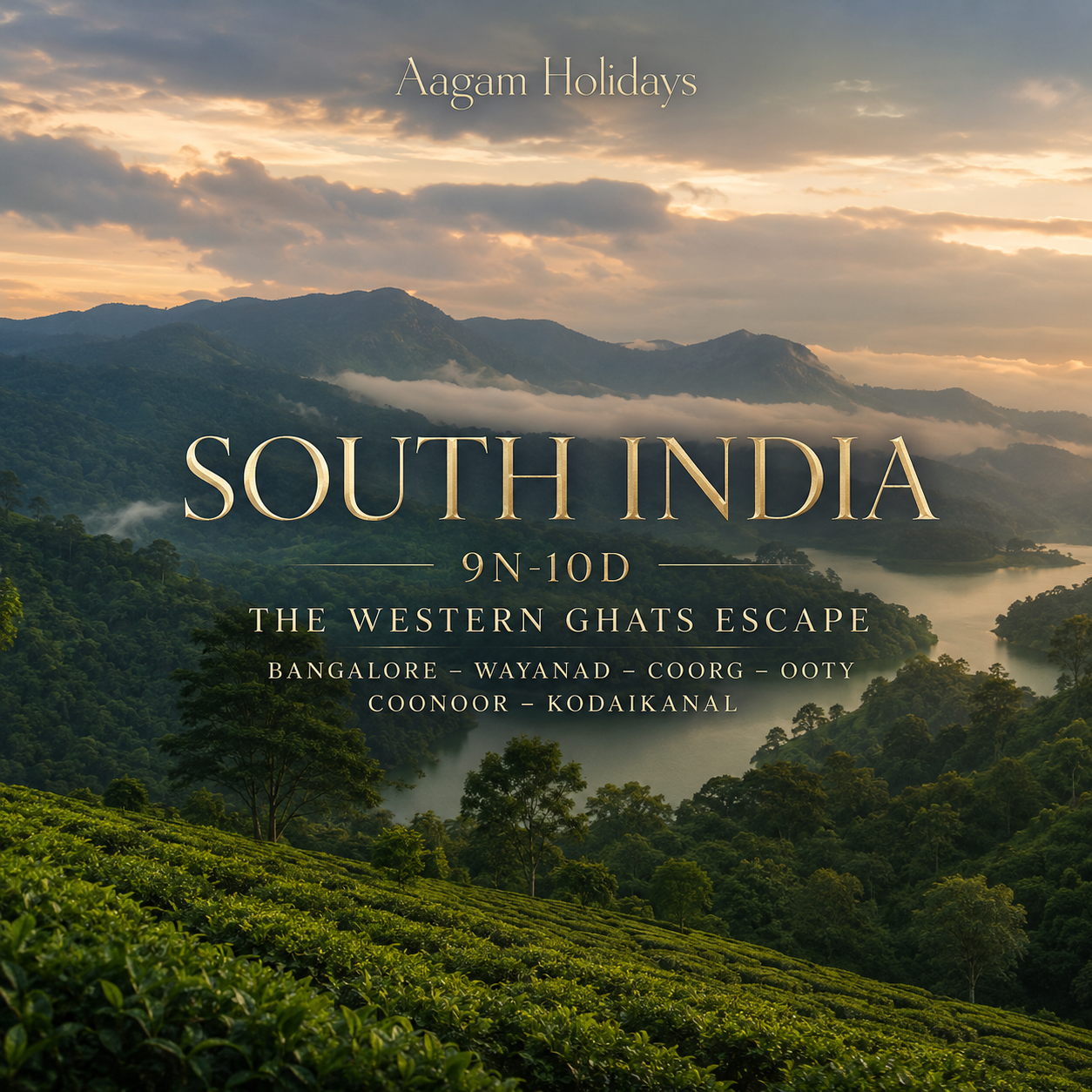 The Western Ghats Escape · Bangalore – Wayanad – Coorg – Ooty – Coono…