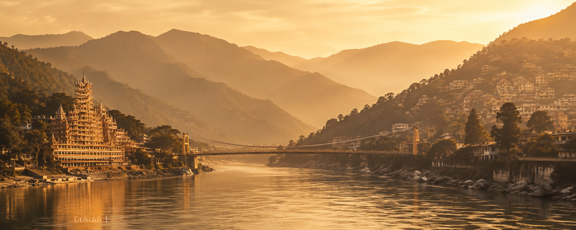 Delhi, Rishikesh, Mussoorie